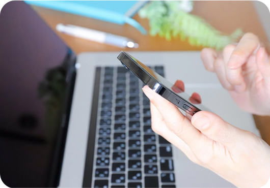 スマートフォンを使ったオンライン見積もり